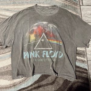 Pink Floyd cropped tee